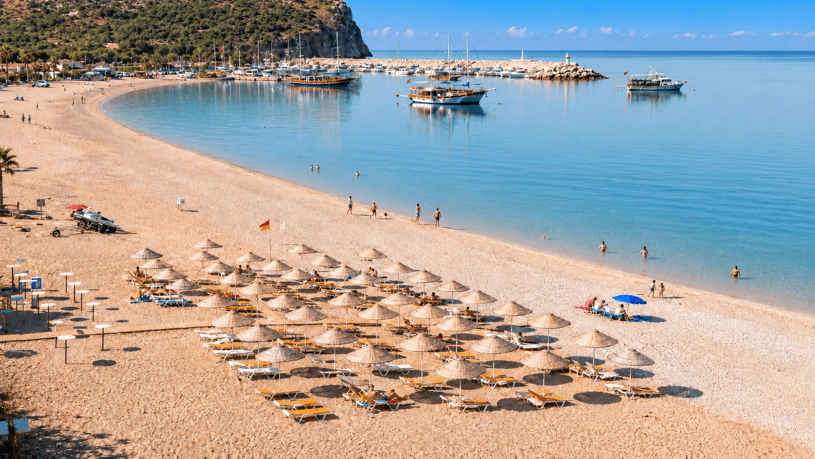 Meereszustand in Gazipaşa — Ruhige See