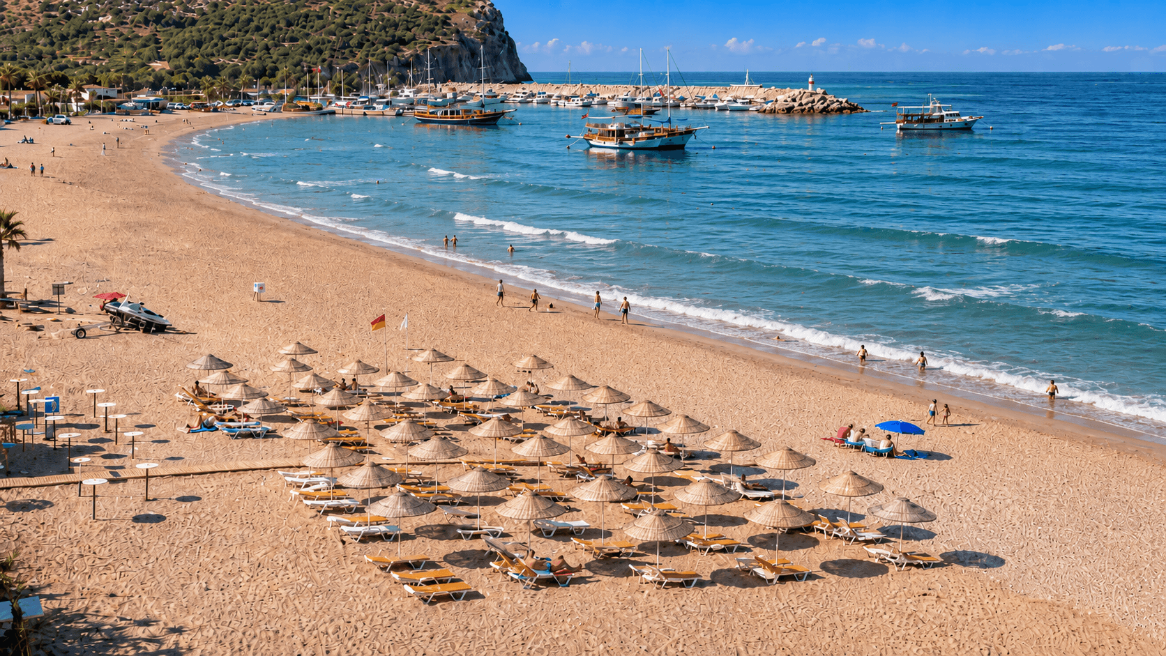 Sea conditions in Gazipasha — Moderate swell