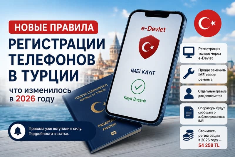 Türkei ändert die Regeln für die Registrierung von im Ausland gekauften Mobiltelefonen