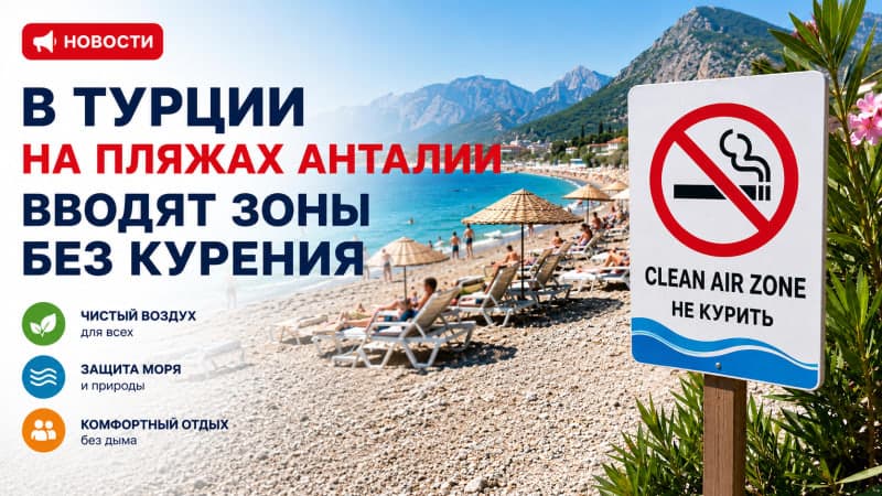 Rauchfreie Zonen an den Stränden von Antalya