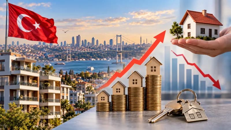 Home prices in Türkiye are rising, but falling in real terms